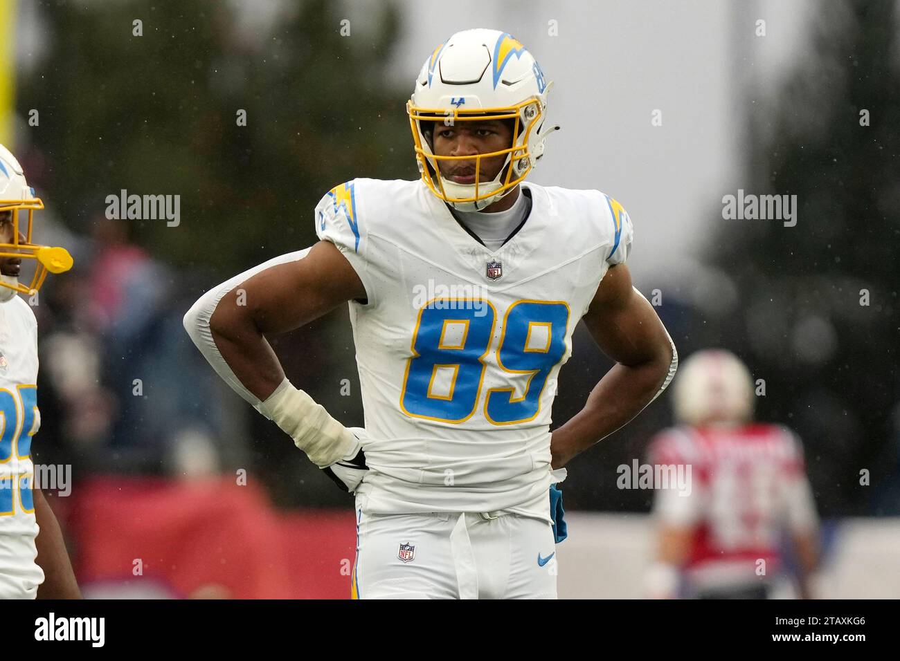 Los Angeles Chargers tight end Donald Parham Jr. (89) prior to an NFL