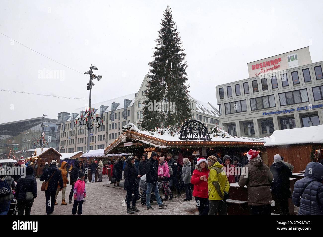 Weihnachtsmarkt 03 12 2023 Chemnitz Zentrum Weihnachtsmarkt Ein 