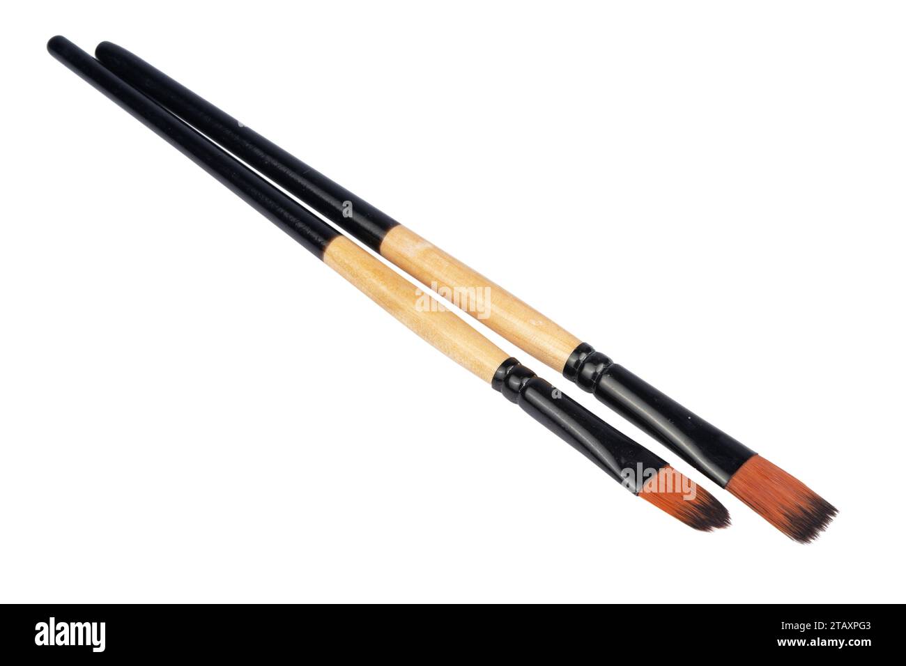 Set of brushes isolated on white background Stock Photo - Alamy