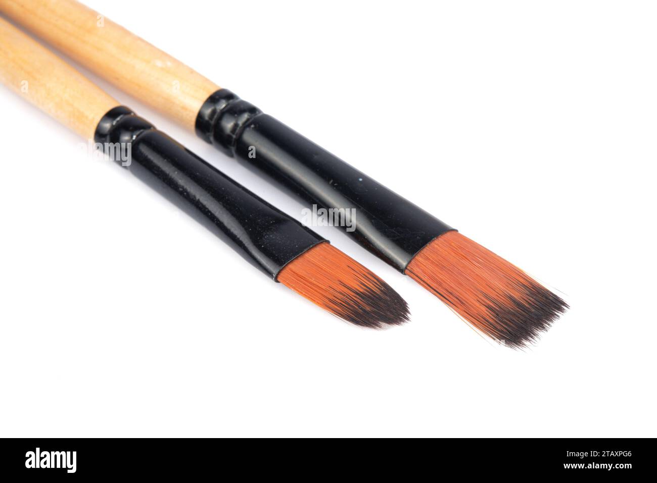 Set of brushes isolated on white background Stock Photo - Alamy