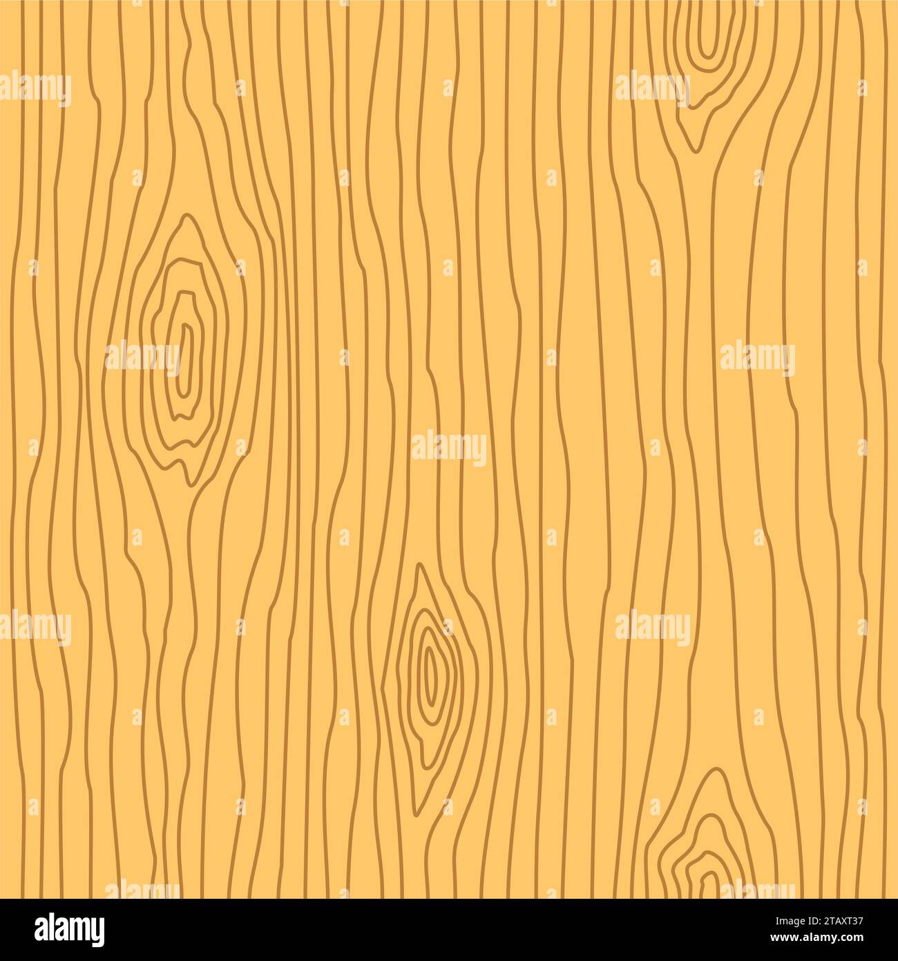 Wood grain texture. Seamless wooden pattern. Abstract line background. Vector illustration Stock Vector