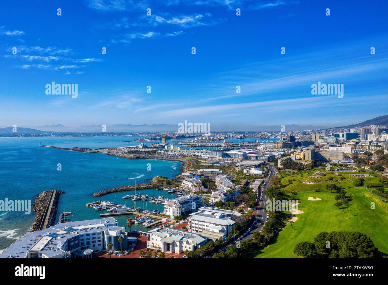 Cape town waterfront aerial hires stock photography and images Alamy