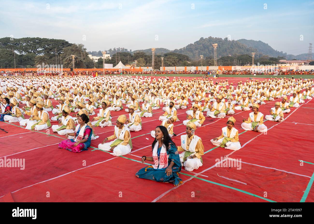 December 3, 2023: Hundreds of children participate in a cultural ...
