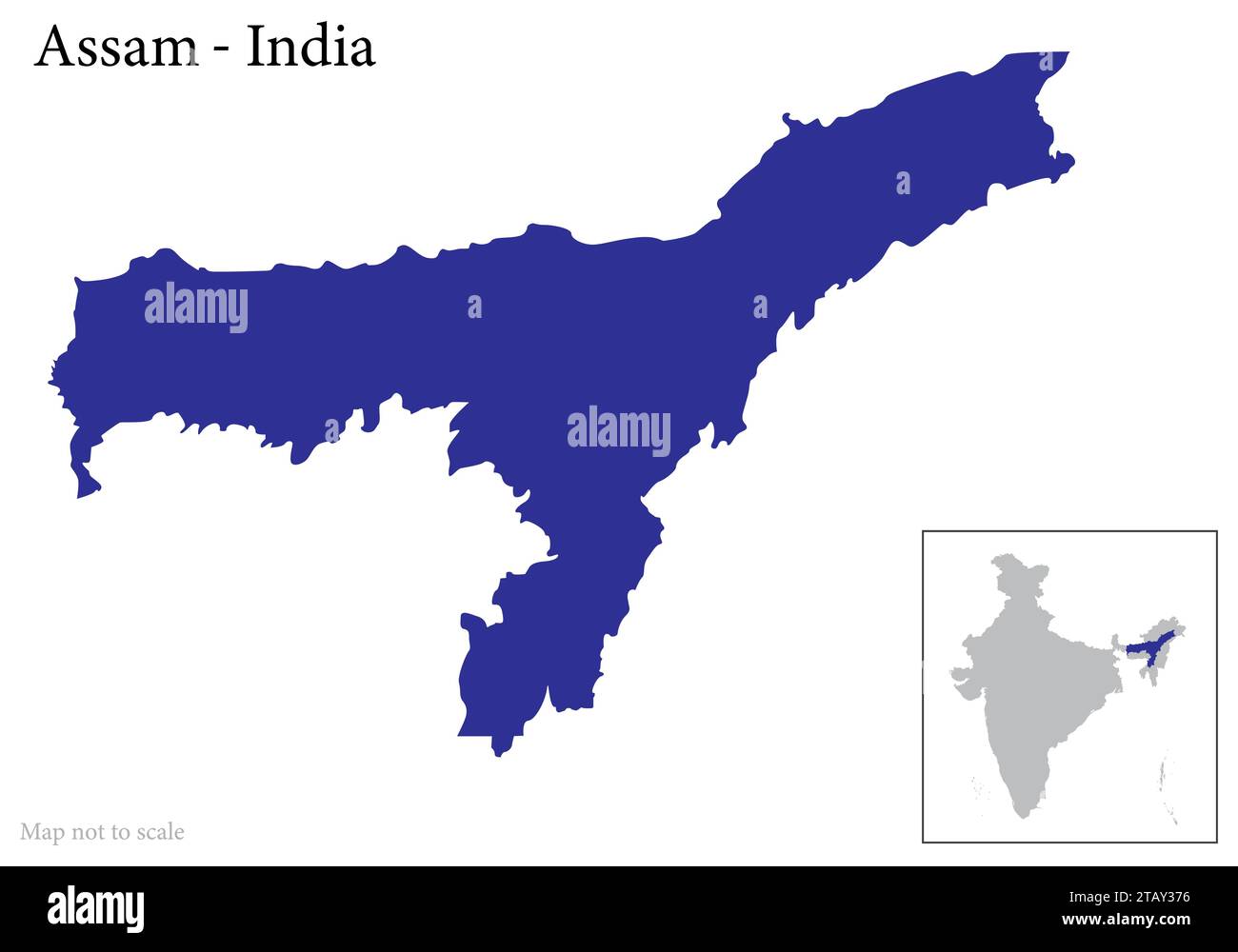 Indian state Andhra Pradesh  map vector , Andhra Pradesh map Stock Vector