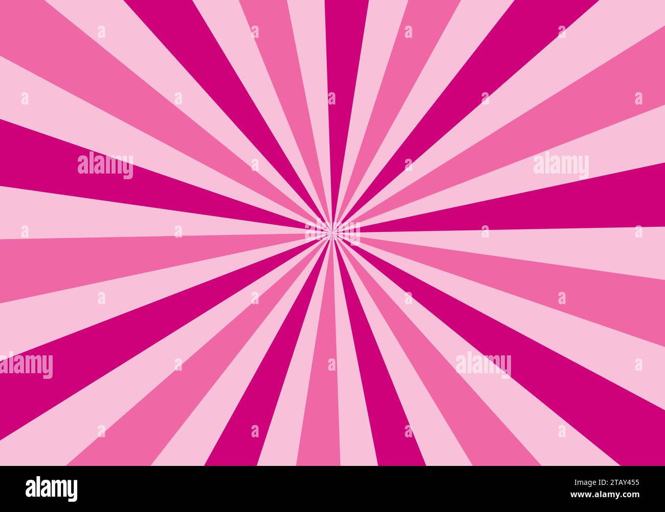 retro sun burst background with colourful stripes and rays vector Stock Vector