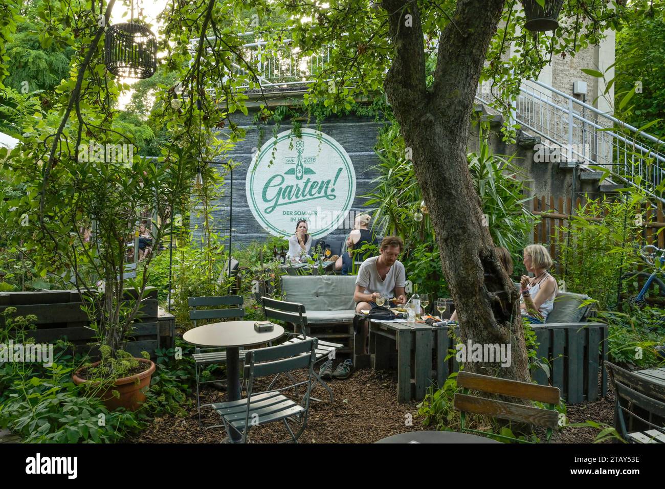 Gartenrestaurant Daheme im Garten, Schillergäßchen, Jena, Thüringen