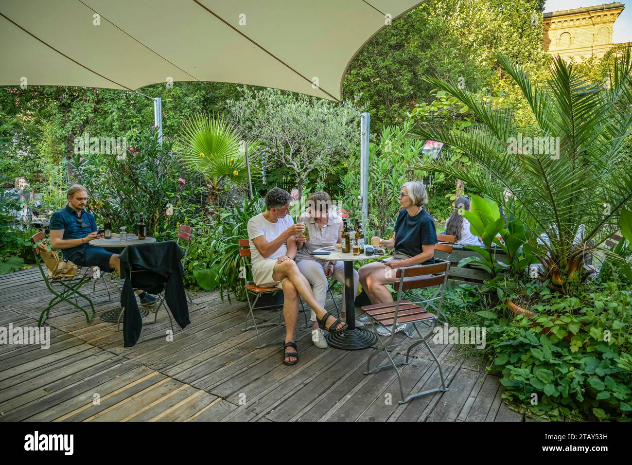 Gartenrestaurant Daheme im Garten, Schillergäßchen, Jena, Thüringen