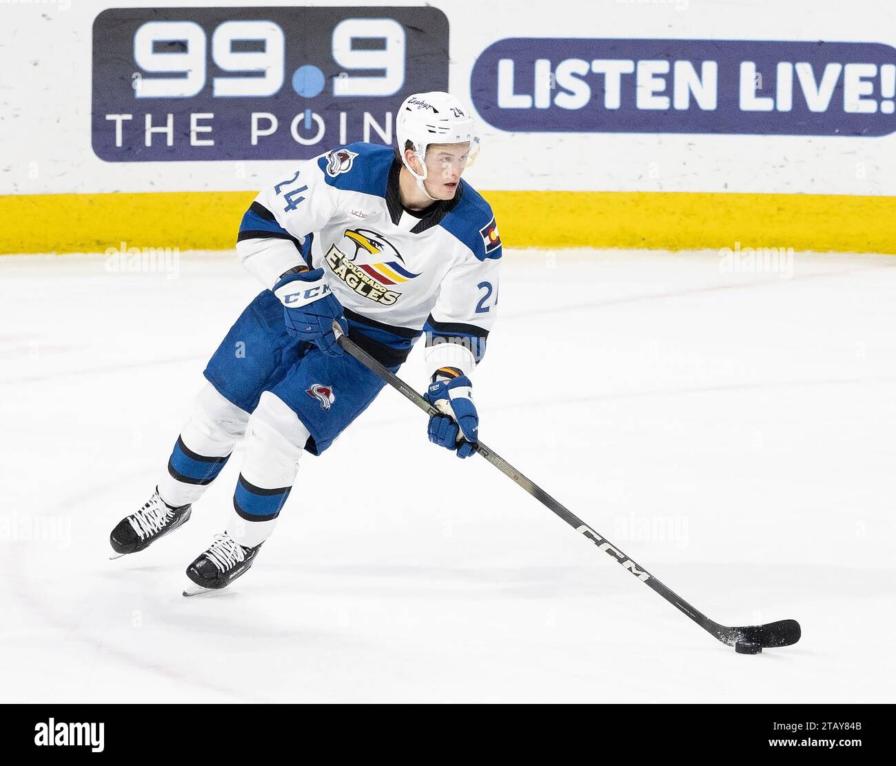 Loveland, Colorado, USA. 2nd Dec, 2023. Eagles F OSKAR OLAUSSON moves