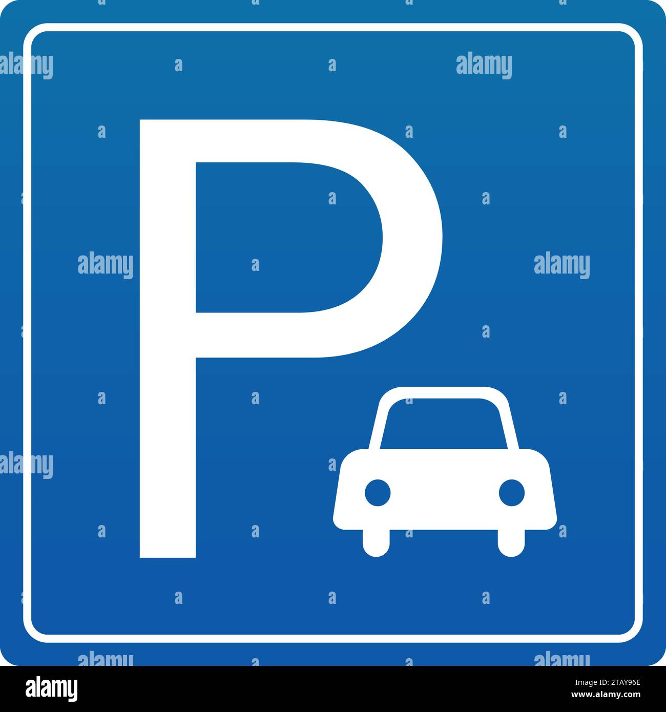Parking Sign board vector illustration Stock Vector Image & Art Alamy