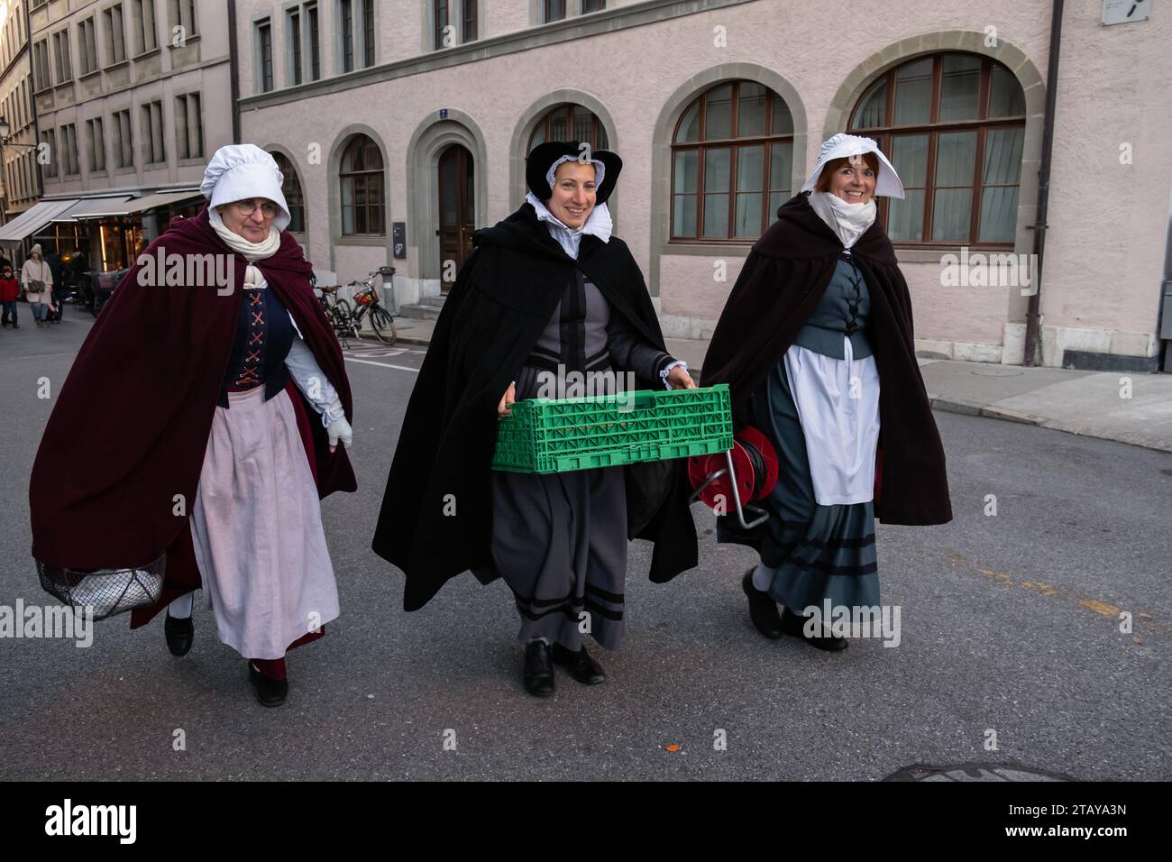 Geneva, Switzerland December 11, 2022. Festivities of L' Escalade