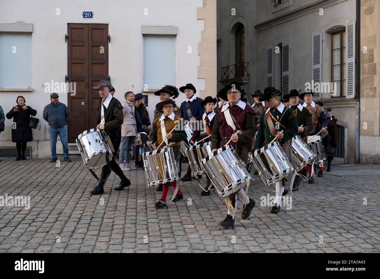 Geneva, Switzerland December 11, 2022. Festivities of L' Escalade