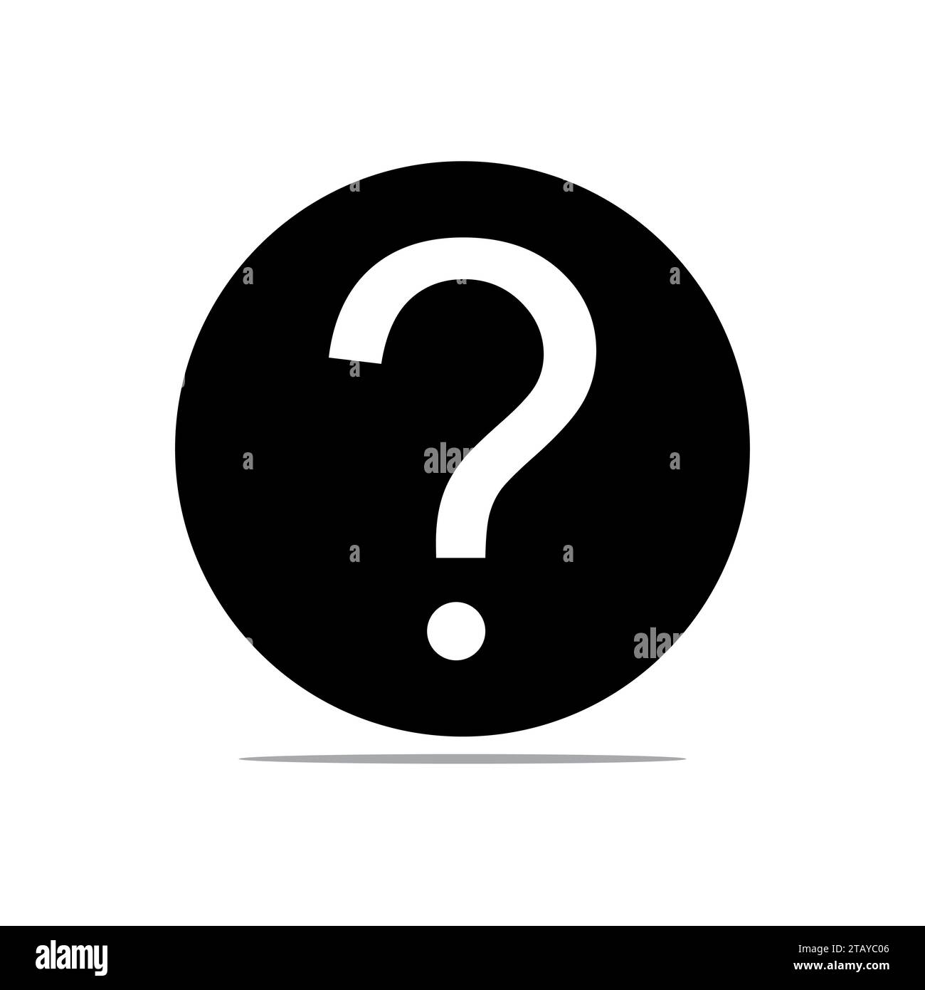 Question mark black vector Stock Vector Images - Alamy