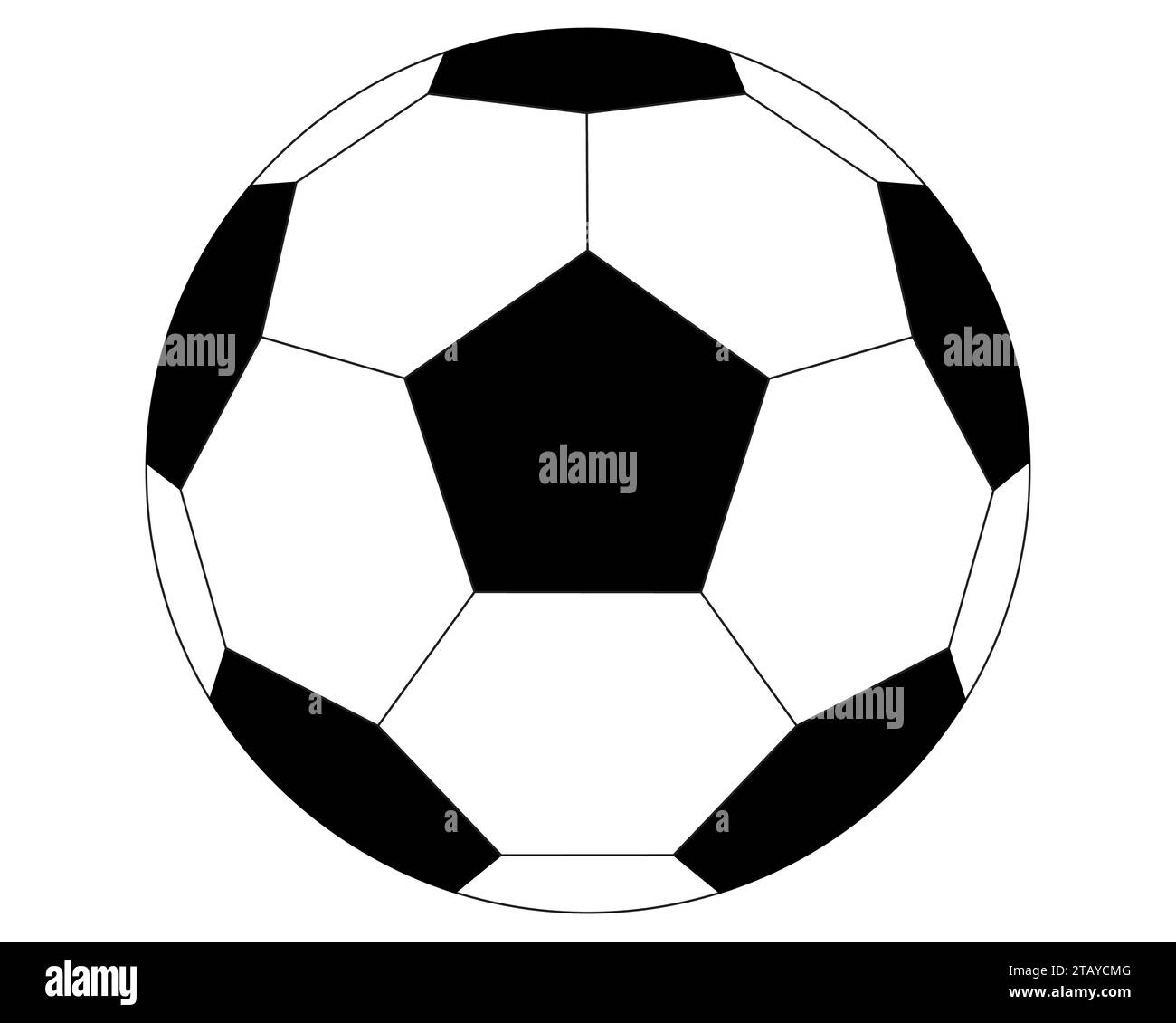 soccer ball isolated on white Stock Vector