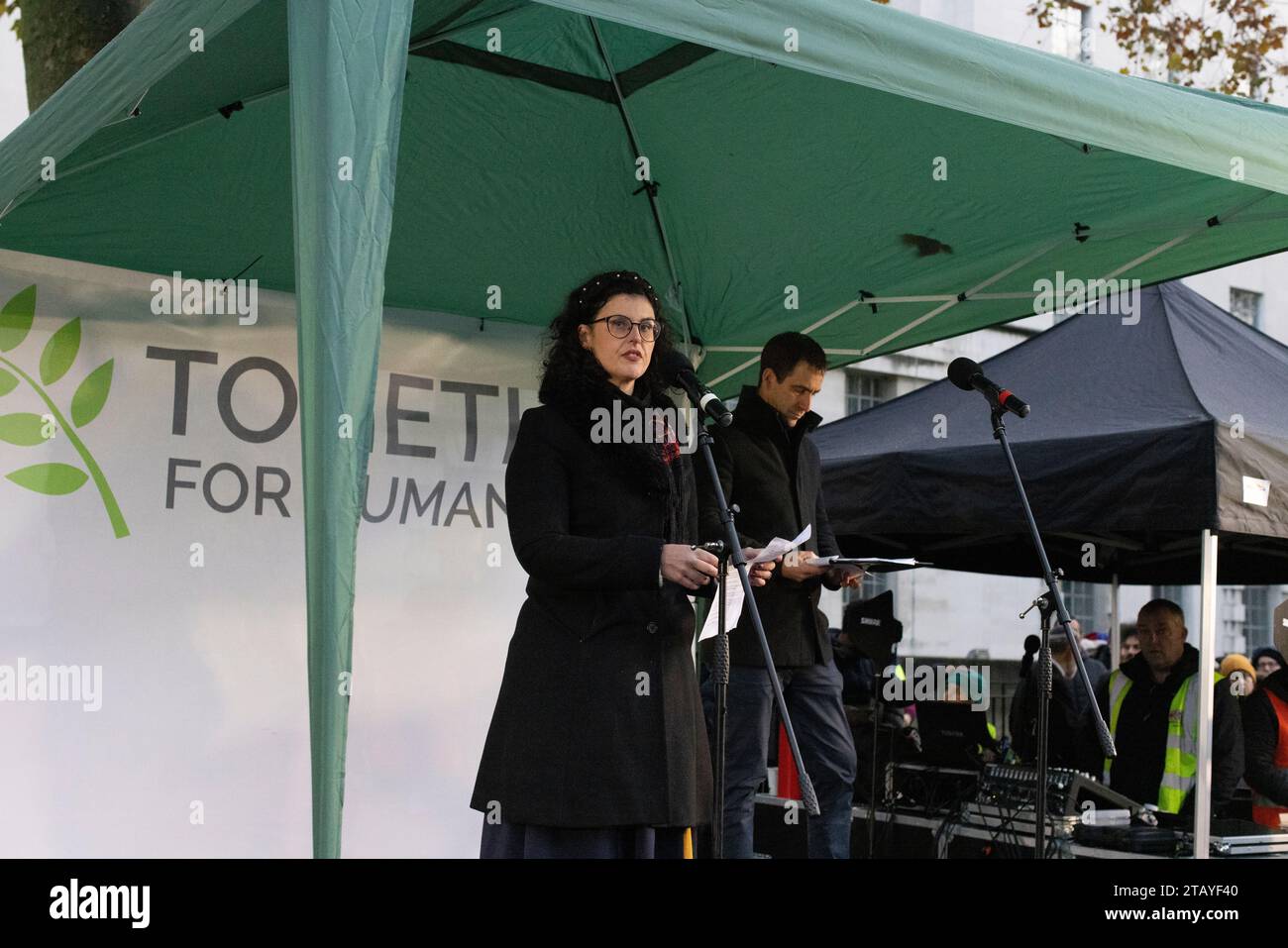 Layla Moran attends the Israeli - Palestinian anti-hate vigil outside ...