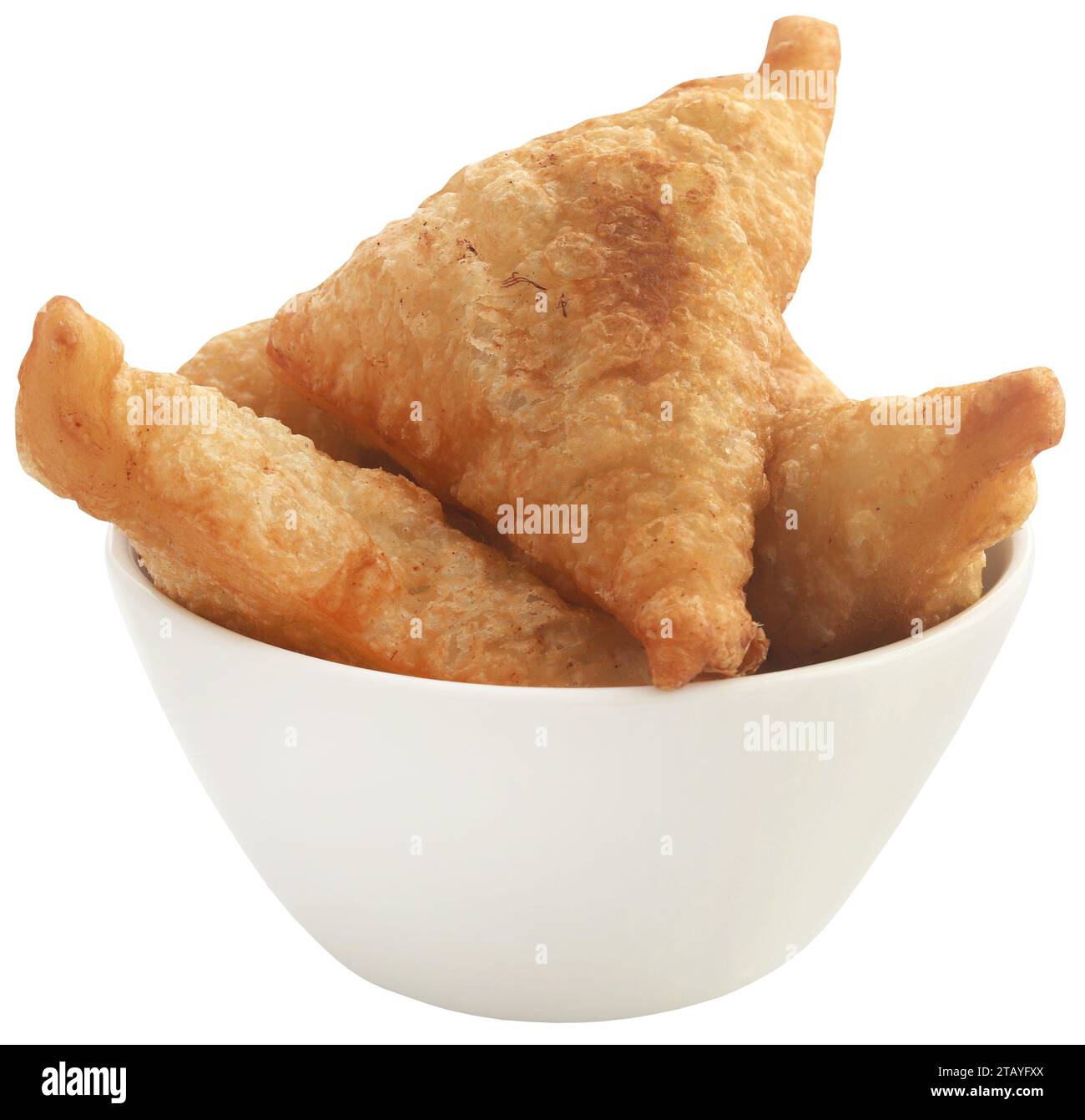 Traditional Indian Deep Fried Breakfast Samosa, very delicious Stock