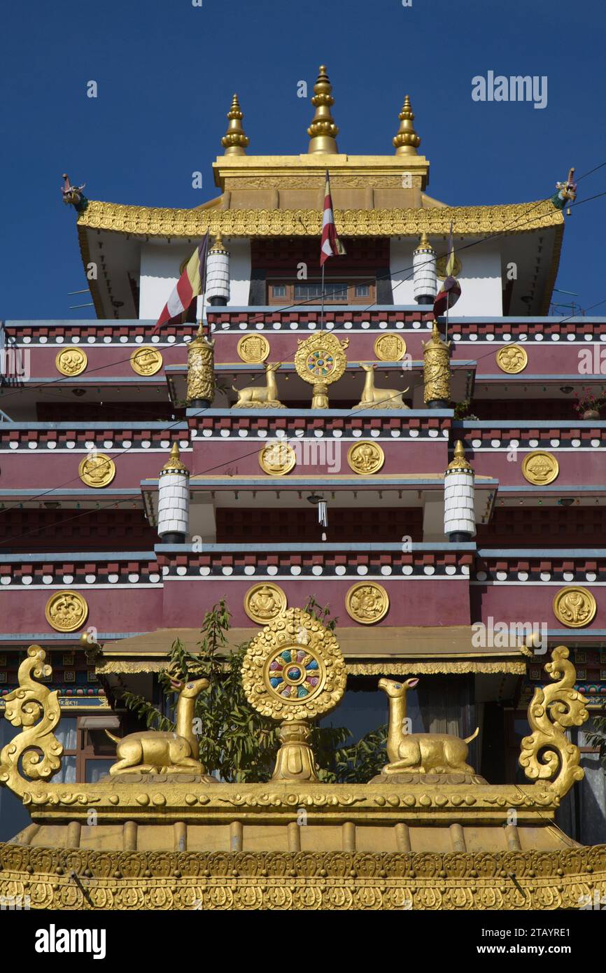 Nepal, Kathmandu, Drubgon Jangchup Choeling Monastery Stock Photo - Alamy