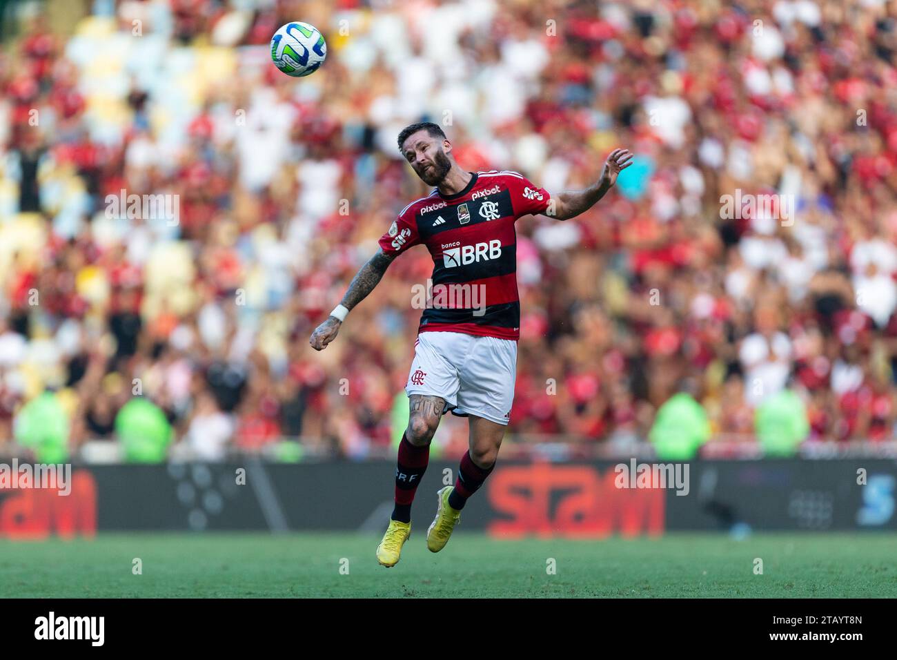 Pablo of Flamengo during the match between Flamengo and Cuiaba as part of  Brasileirao Serie A 2022 at Maracana Stadium on June 15, 2022 in Rio de  Janeiro, Brazil. (Photo by Ruano