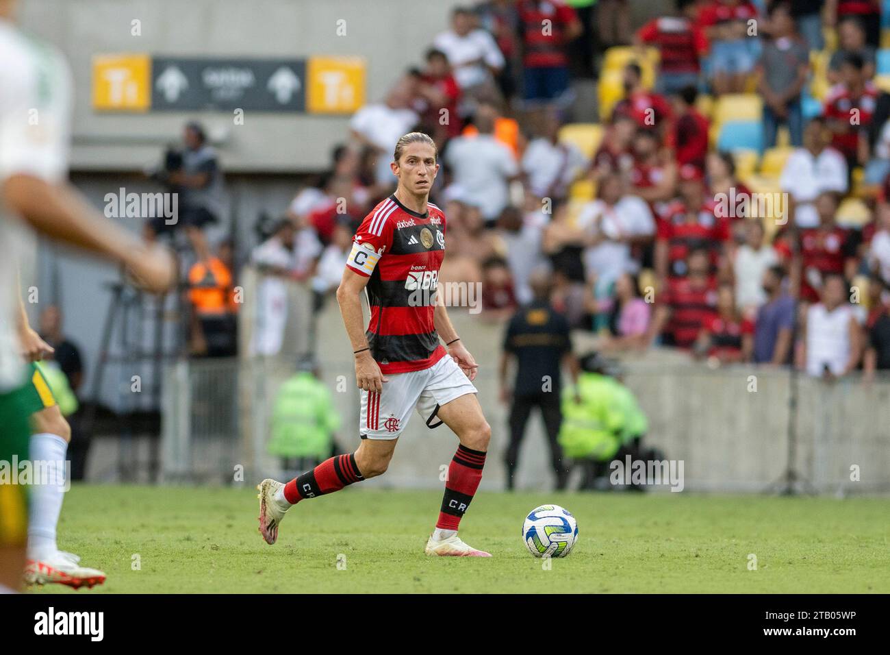 Rio, Brazil - Dezember, 03 2023, Filipe Luis player in match between ...
