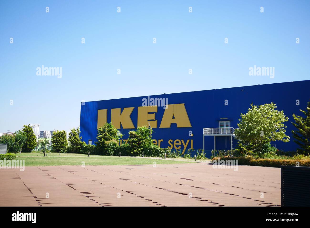 turkey istanbul 2023. A Ikea furniture store in istanbul Stock Photo