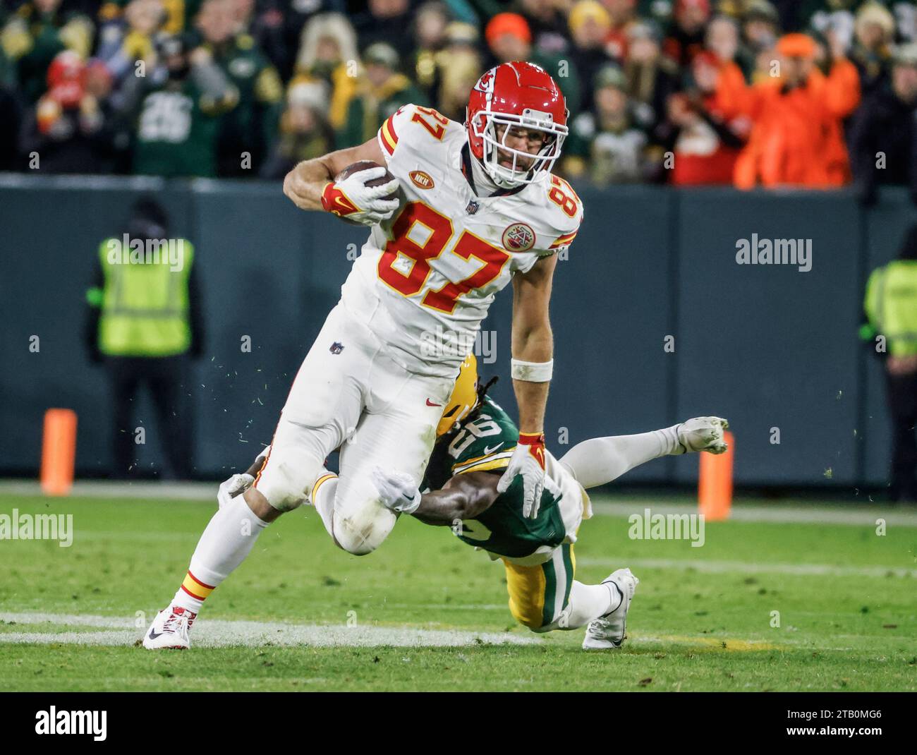 Green Bay, United States. 03rd Dec, 2023. Kansas City Chiefs tight end