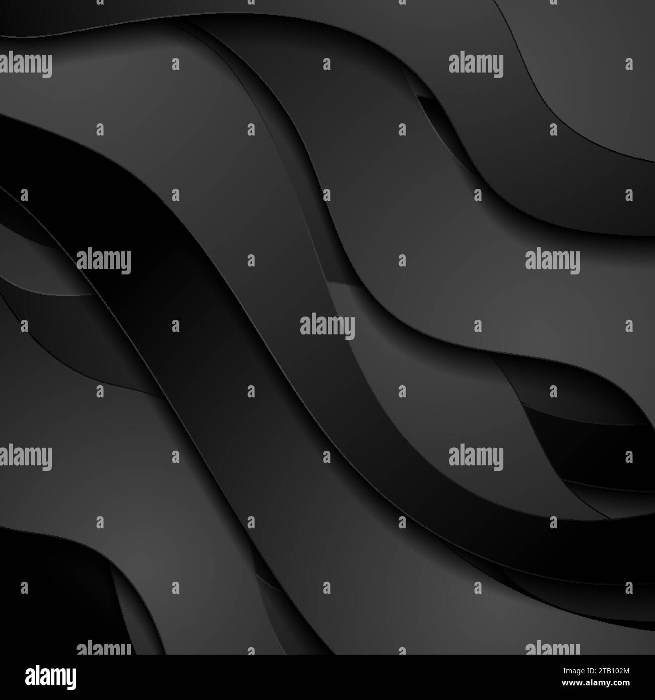 Black waves abstract corporate geometric background. Vector graphic ...