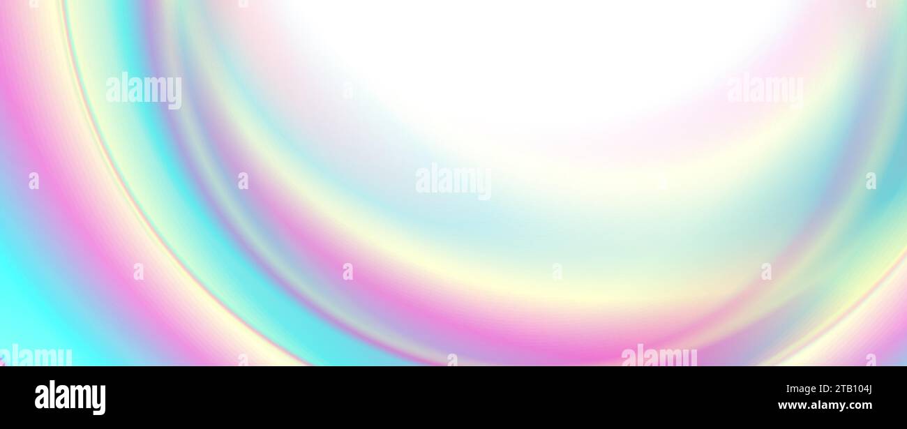 Colorful holographic abstract liquid smooth waves background. Vector ...