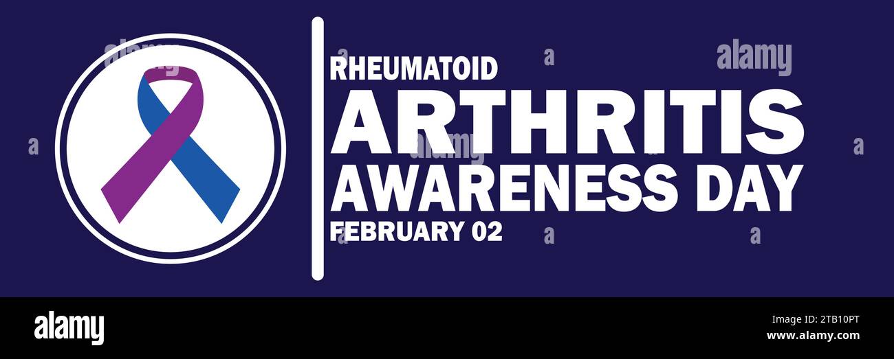 Rheumatoid Arthritis Awareness Day. February 02. Holiday concept