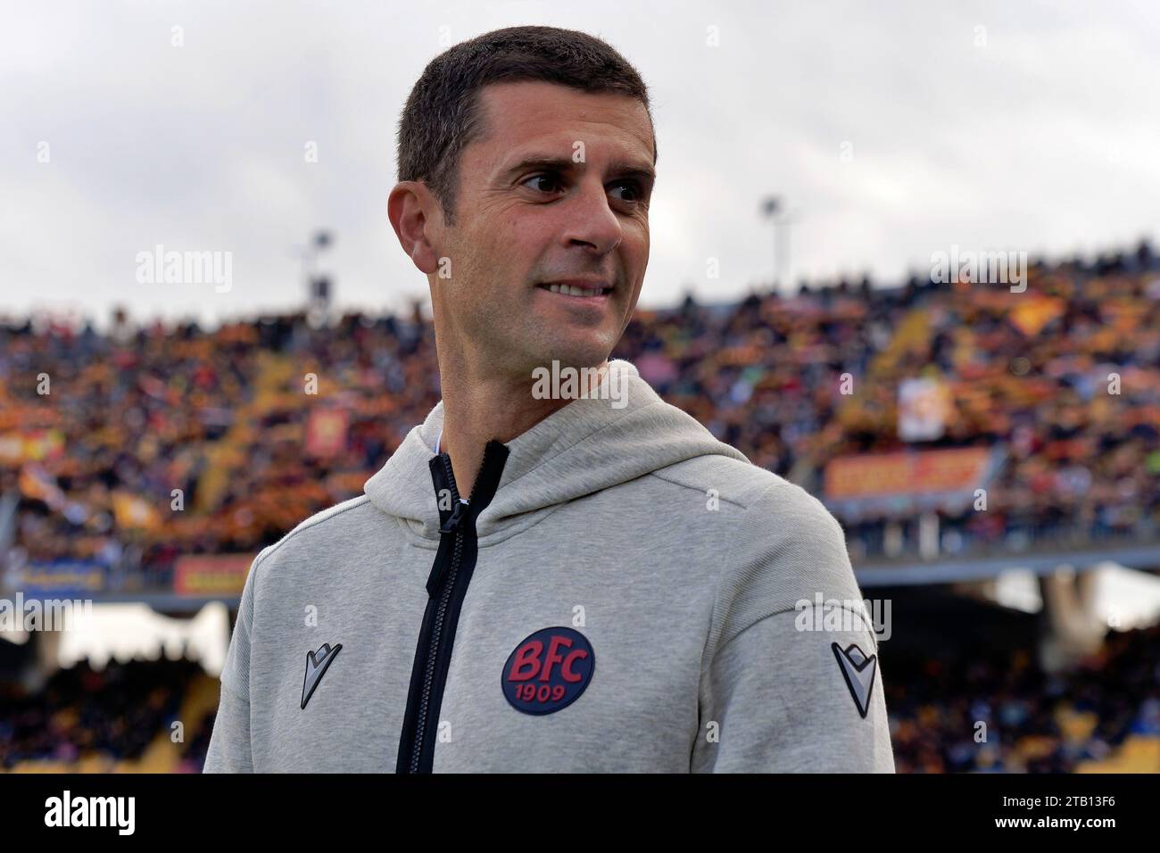 Lecce, Italy. 03rd Dec, 2023. coach Thiago Motta of Bologna FC during US Lecce vs Bologna FC