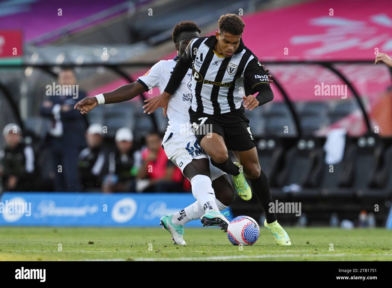 Sydney, Australia. 04th Dec, 2023. Raphael Rodrigues of Macarthur is ...