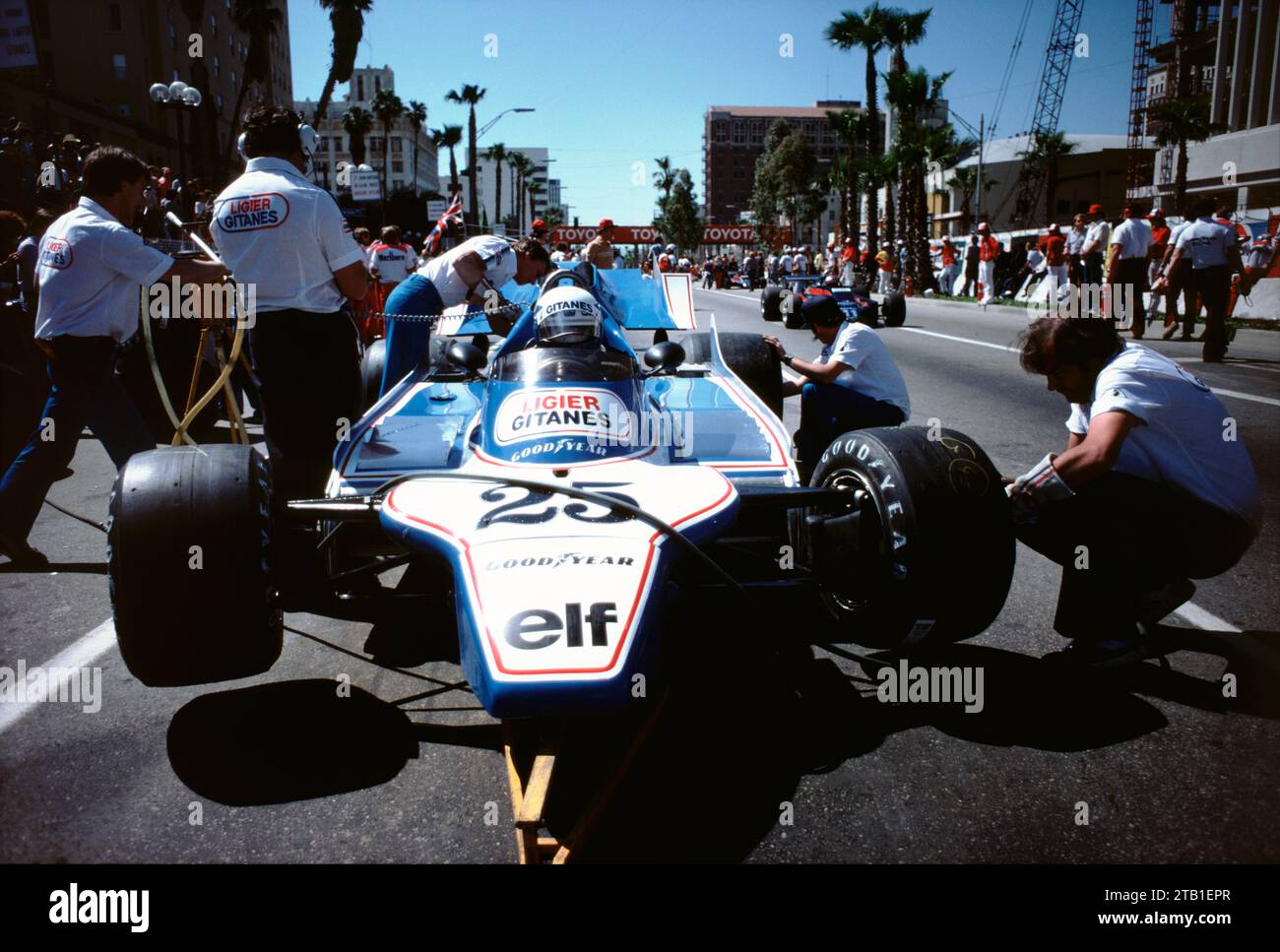 Didier Pironi. 1980 United States Grand Prix West Stock Photo