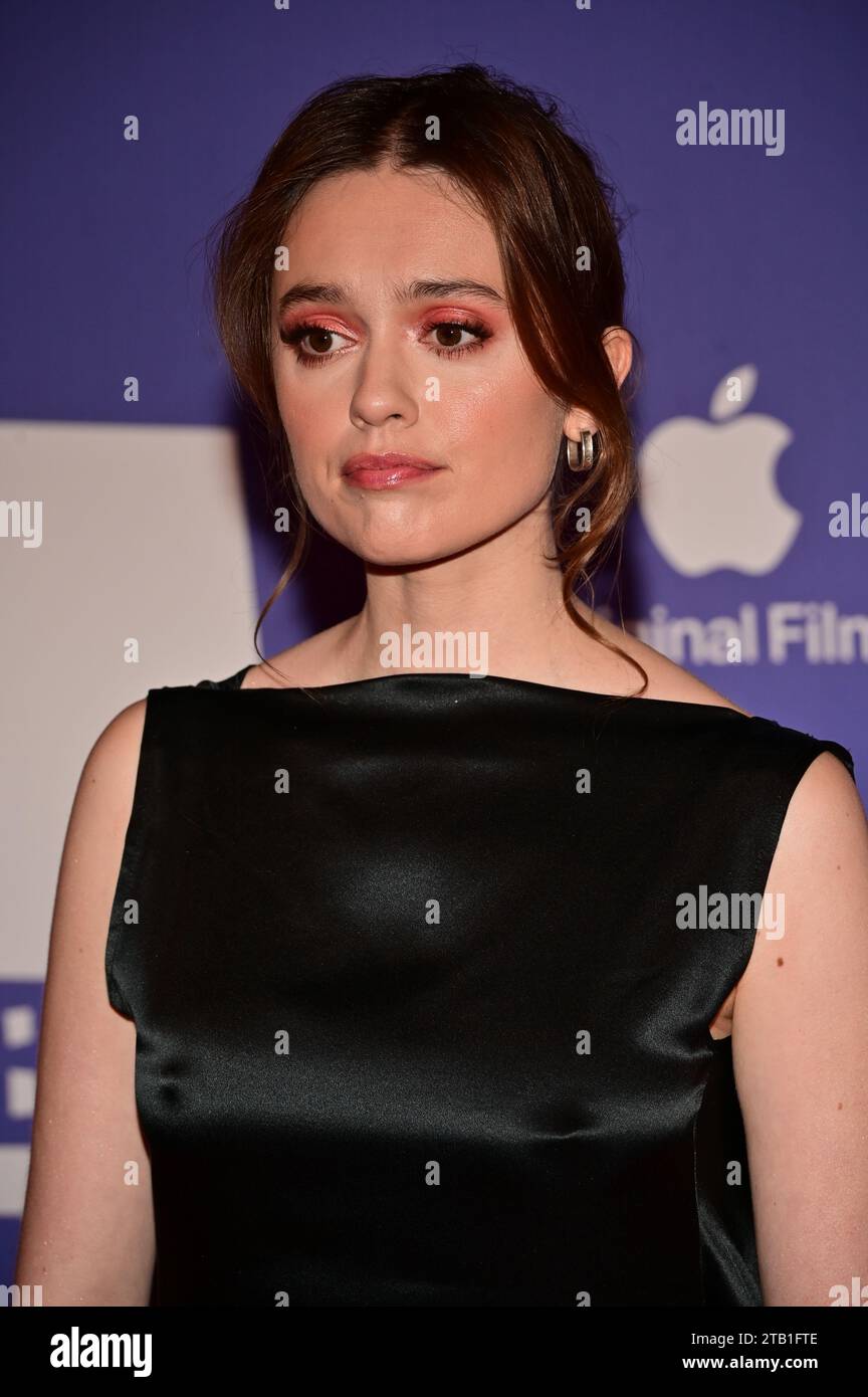 London, UK. 3rd Dec, 2023. Aimee Lou Wood attends The 26th British Independent Film Awards 2023 at Old Billingsgate, London, UK. Credit: See Li/Picture Capital/Alamy Live News Stock Photo