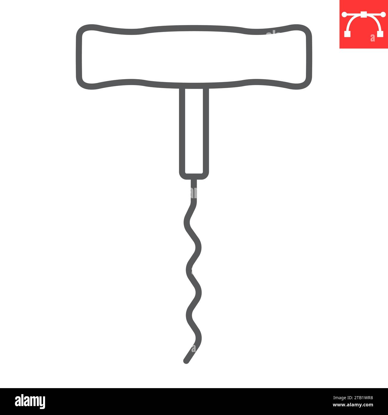 Wine opener silhouette clipart hi-res stock photography and images - Alamy