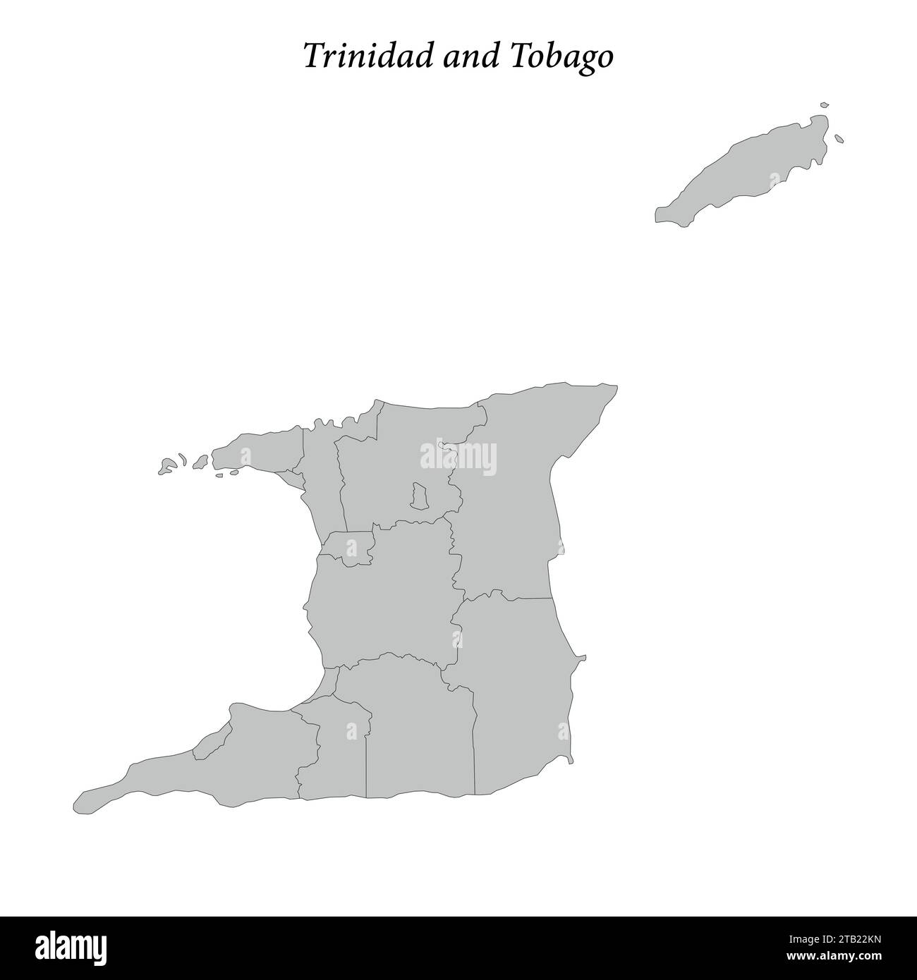Trinidad and tobago map Cut Out Stock Images & Pictures Alamy