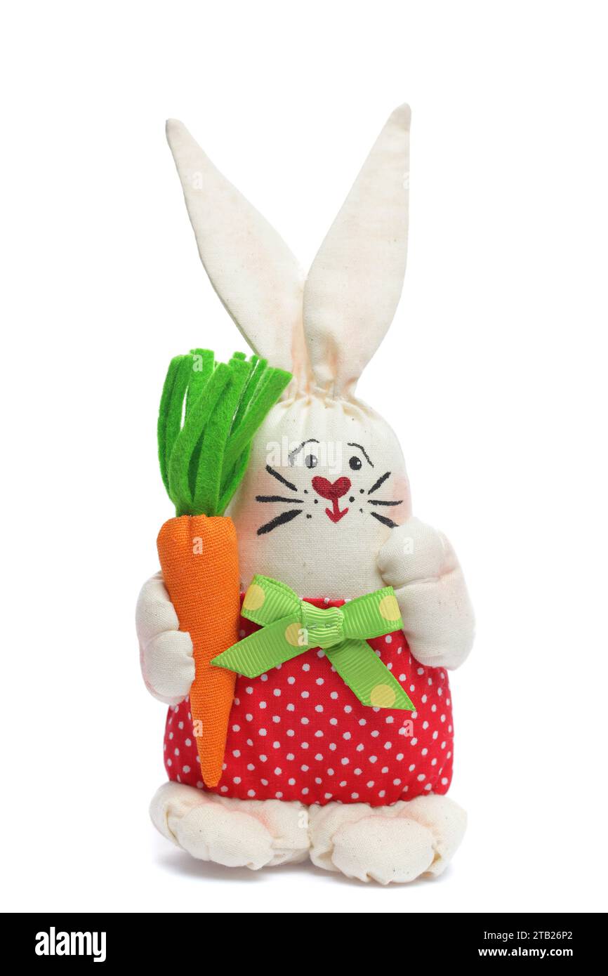 Hand made straw rabbit toys Stock Photo - Alamy