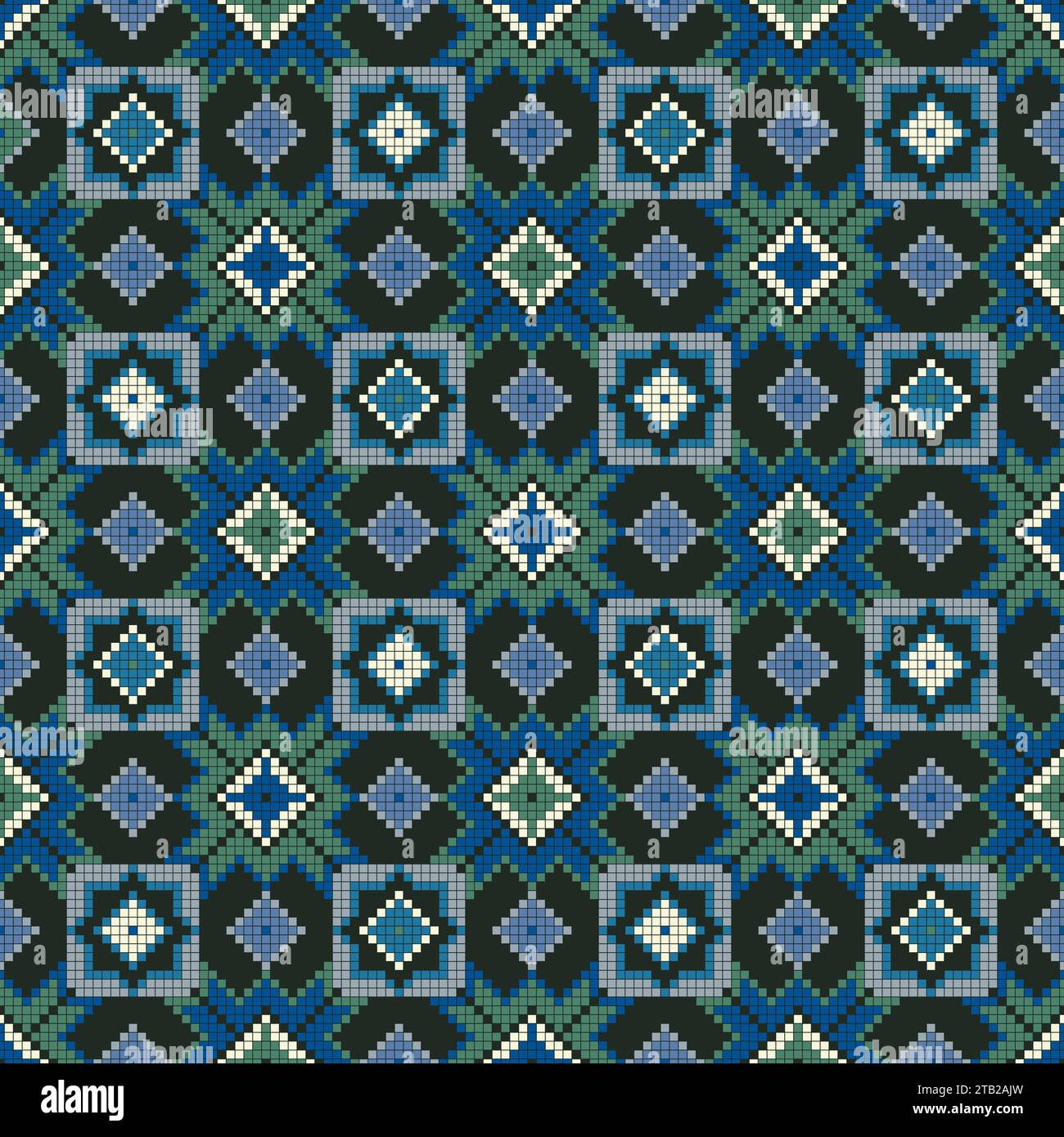 Traditional Georgian folk art embroidery vector pattern Stock Vector ...