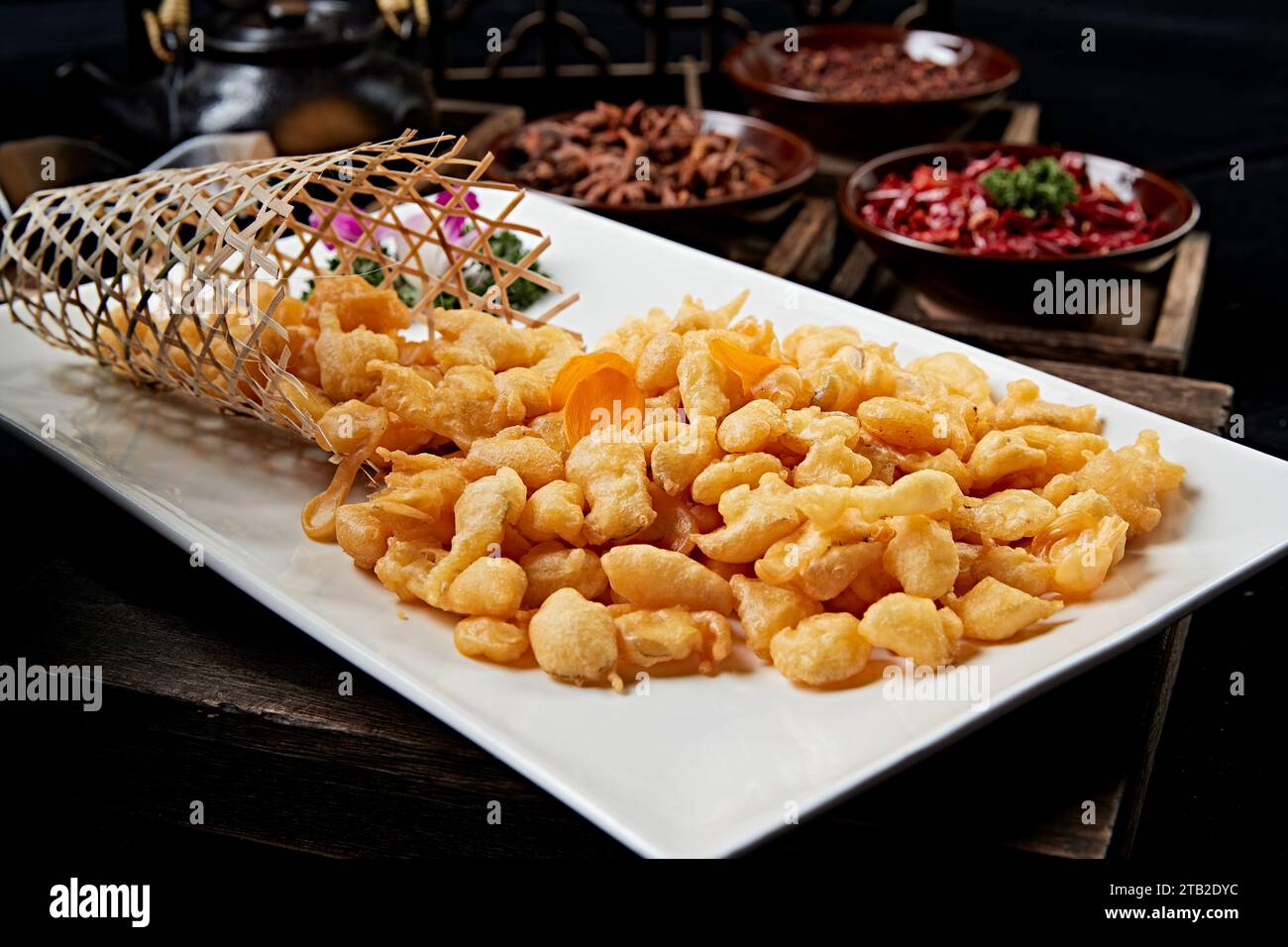 deep fried fish scales,Crispy and Crunchy Snack Stock Photo Alamy