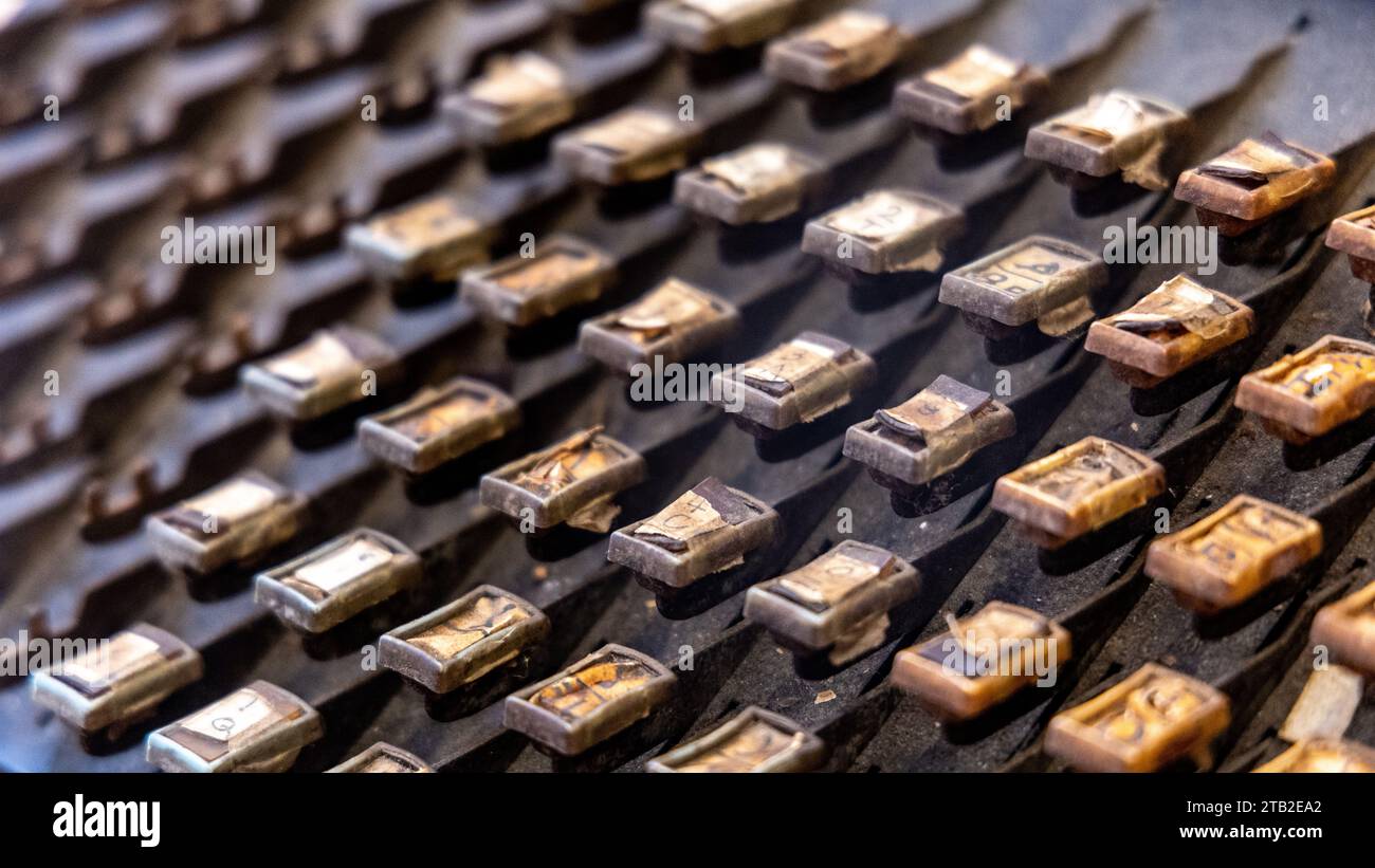 Chinese lion drawer collection background Stock Photo