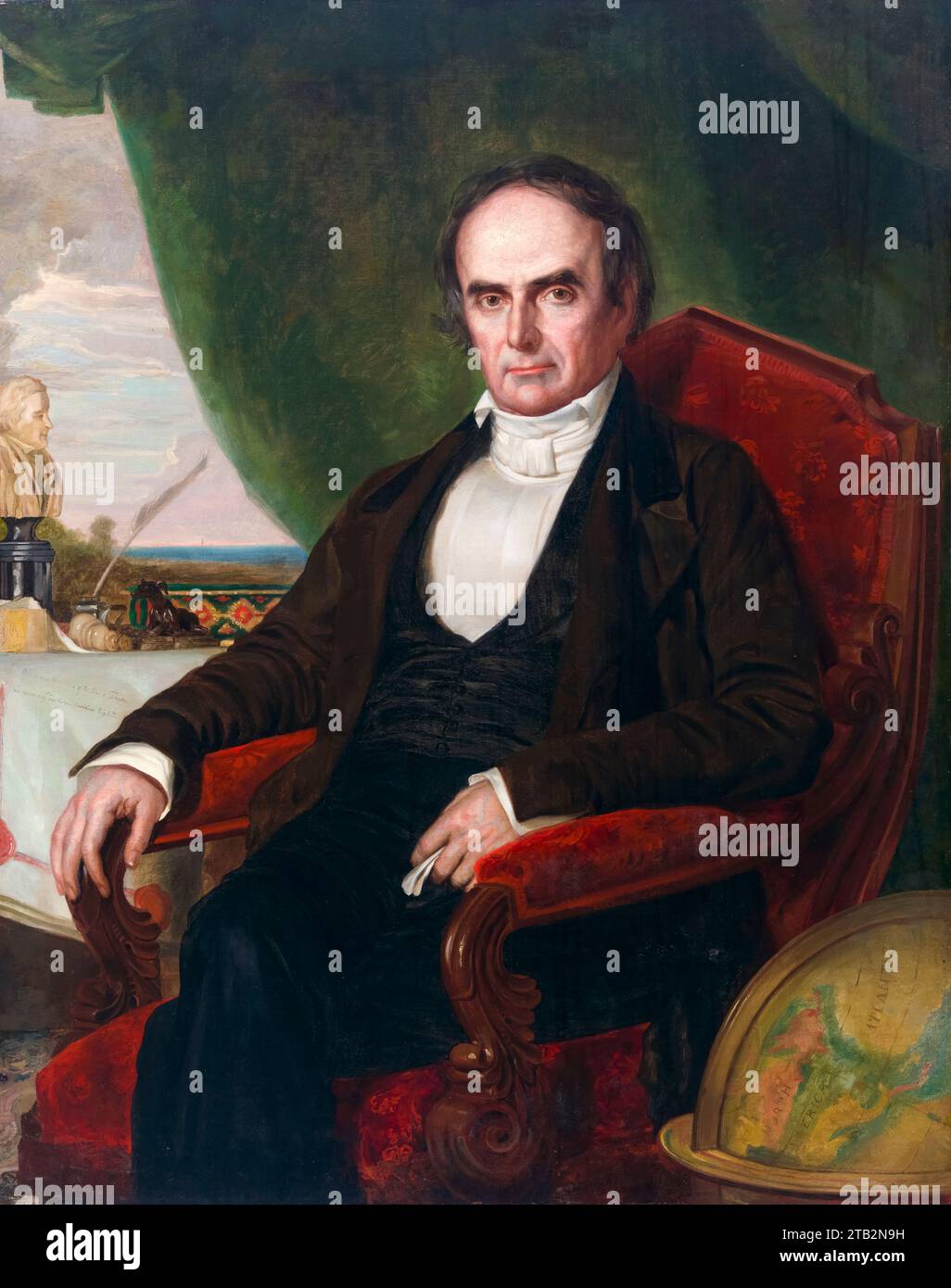 Daniel Webster (1782-1852), American lawyer and statesman, portrait ...