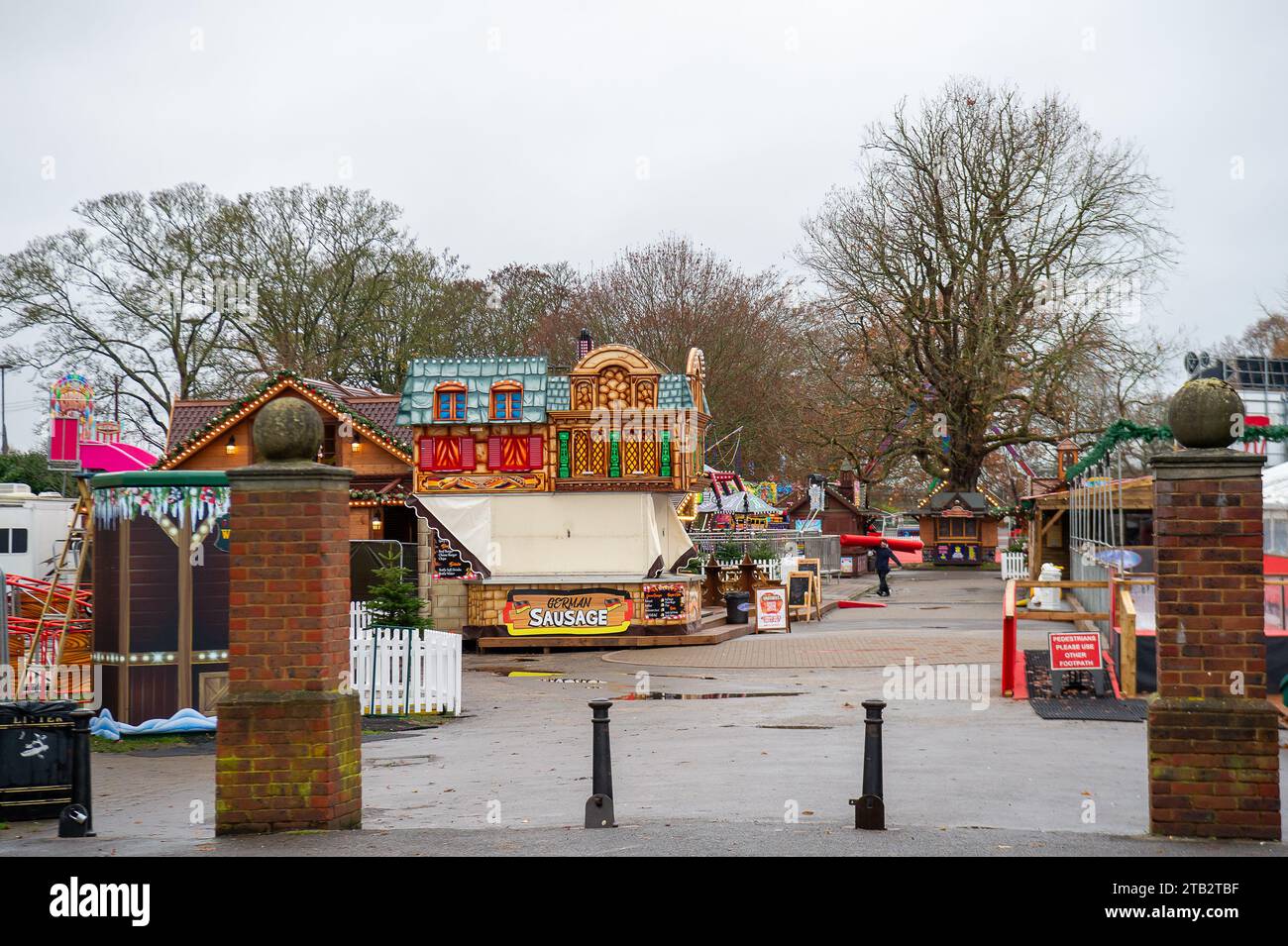 Windsor, Berkshire, UK. 4th December, 2023. The royal town of Windsor