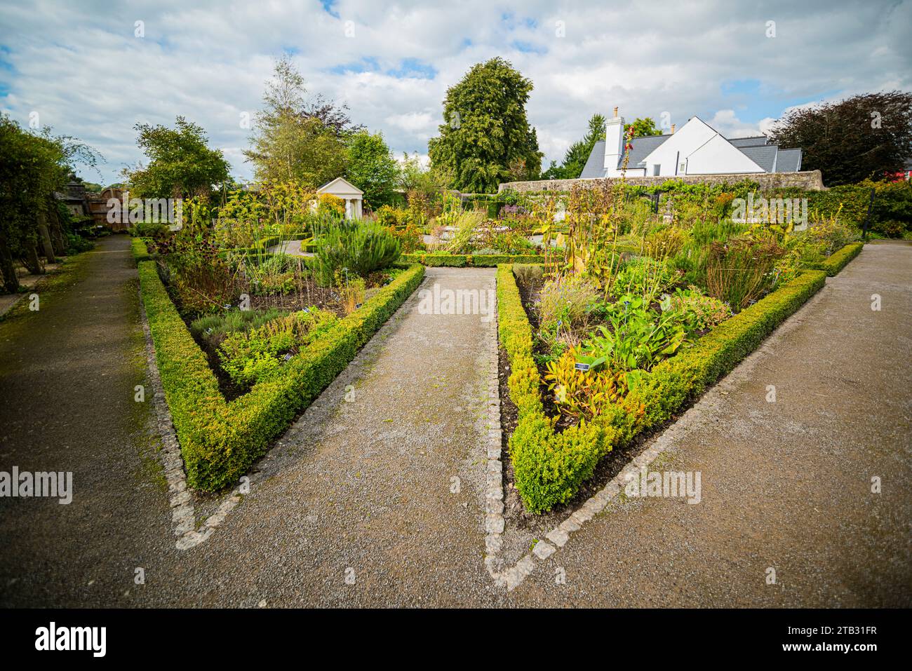 The Physic Gardens, Cowbridge, Vale of Glamorgan Stock Photo