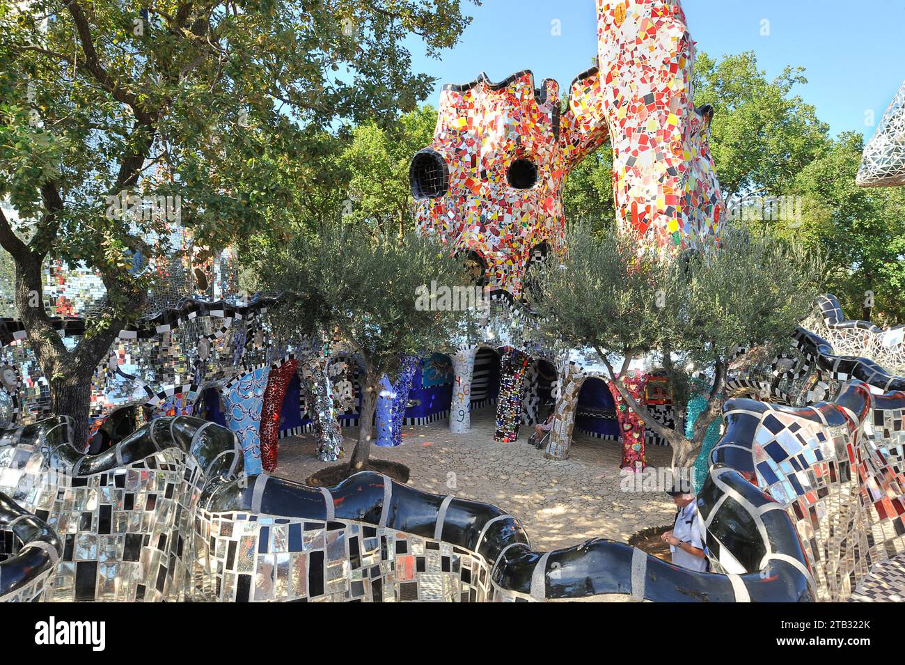 The Tarot Garden (Italian Il Giardino dei Tarocchi) created by French