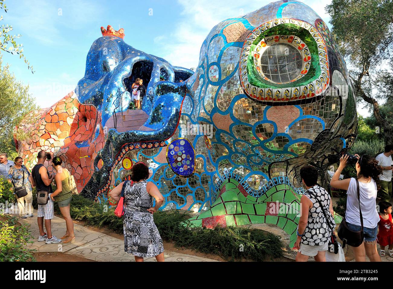 The Tarot Garden (Italian Il Giardino dei Tarocchi) created by French