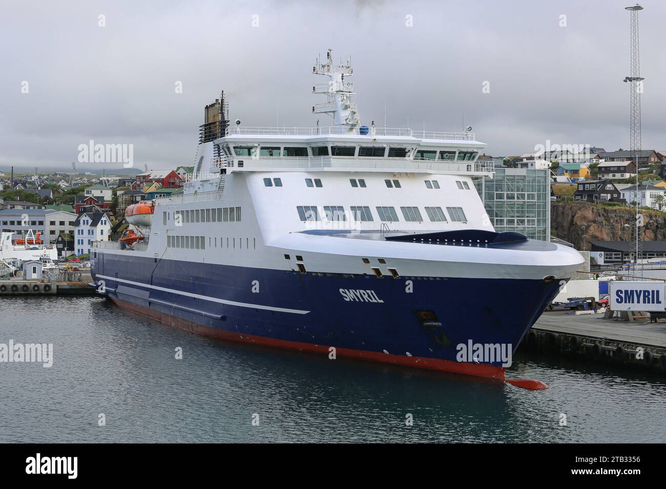 Faroese passenger & car ferry MS Smyril (largest ship of Strandfaraskip