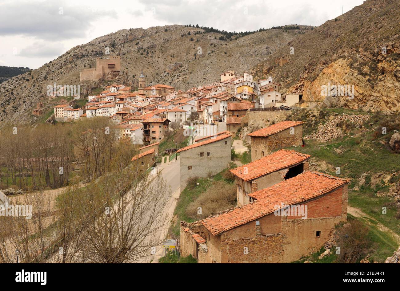 Alcala de la Selva, Gudar-Javalambre region. Teruel province, Aragon, Spain. Stock Photo