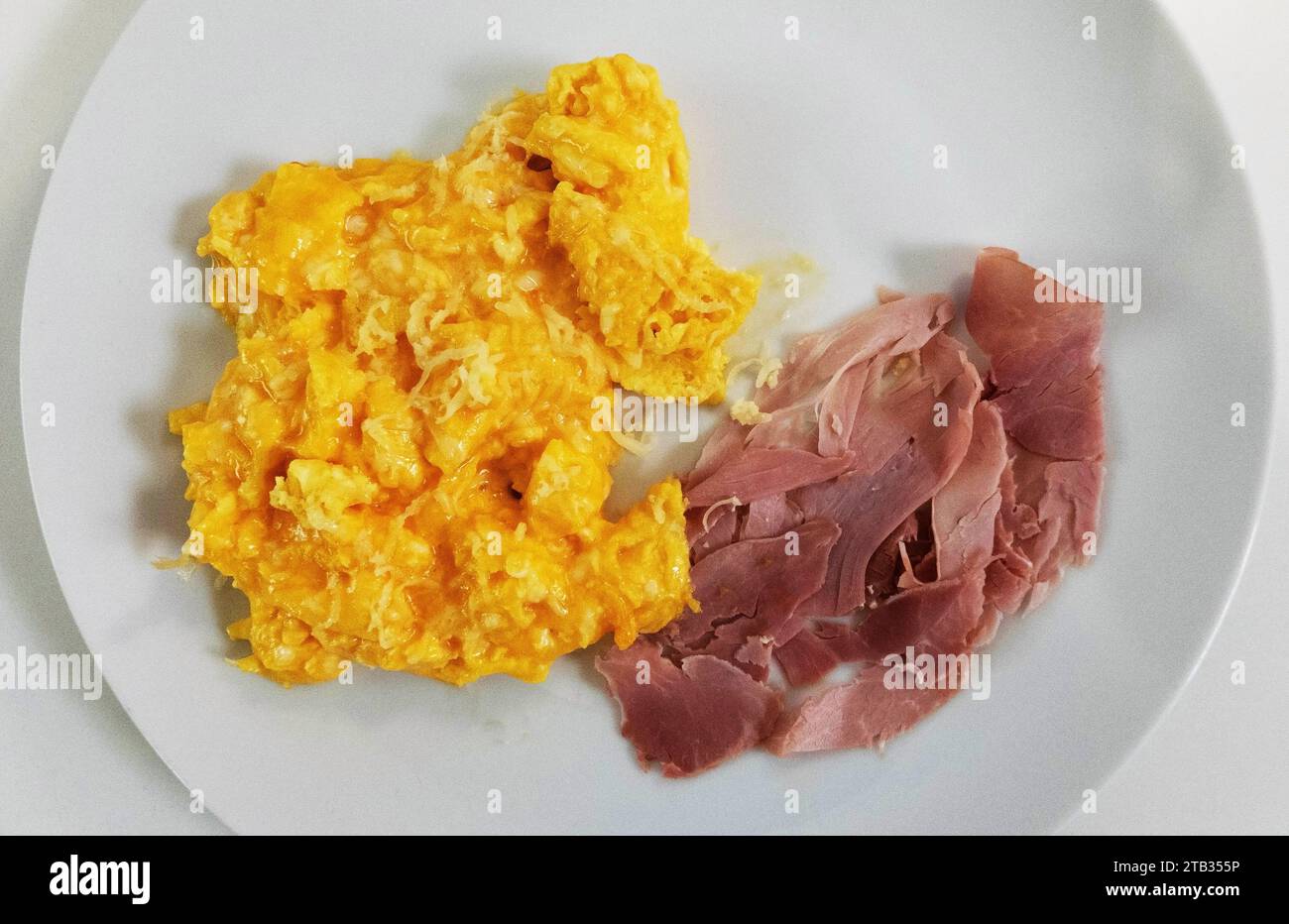 Ham and eggs Stock Photo - Alamy