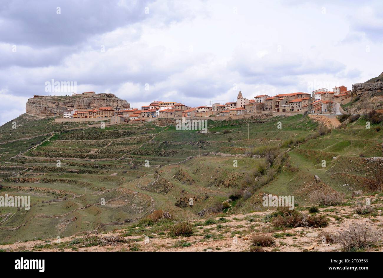 Gudar, Gudar-Javalambre region, Teruel province, Aragon, Spain. Stock Photo