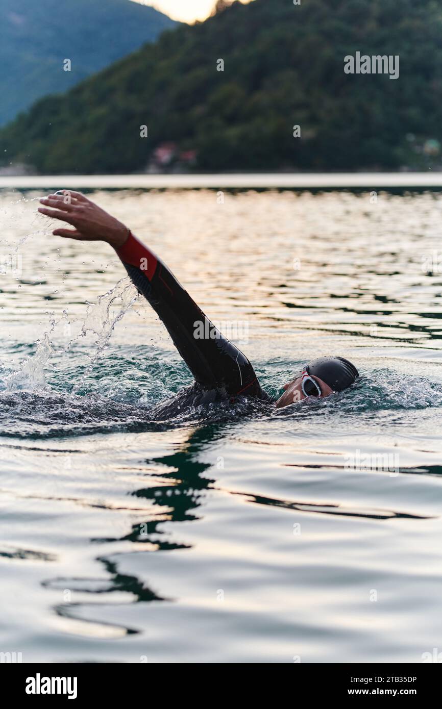 Swimmer mental strength hi-res stock photography and images - Alamy