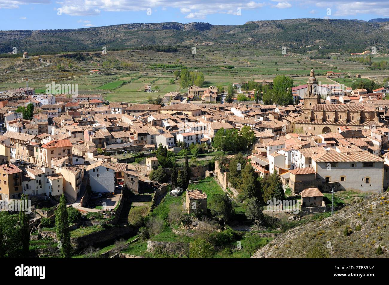 Rubielos de Mora. Gudar-Javalambre region, Teruel province, Aragon, Spain. Stock Photo