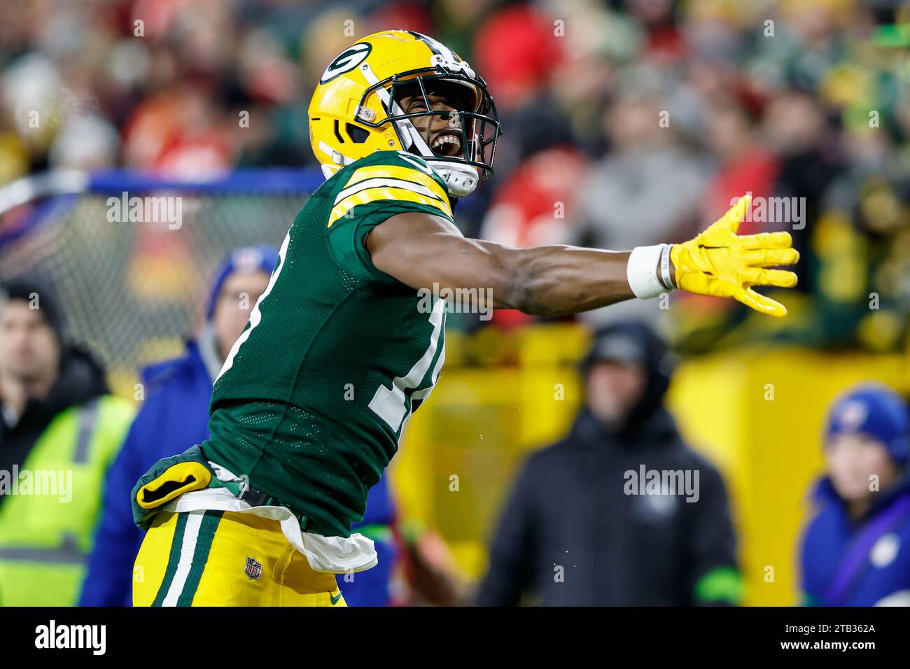 Green Bay, Wisconsin, USA. 3rd Dec, 2023. Green Bay Packers wide