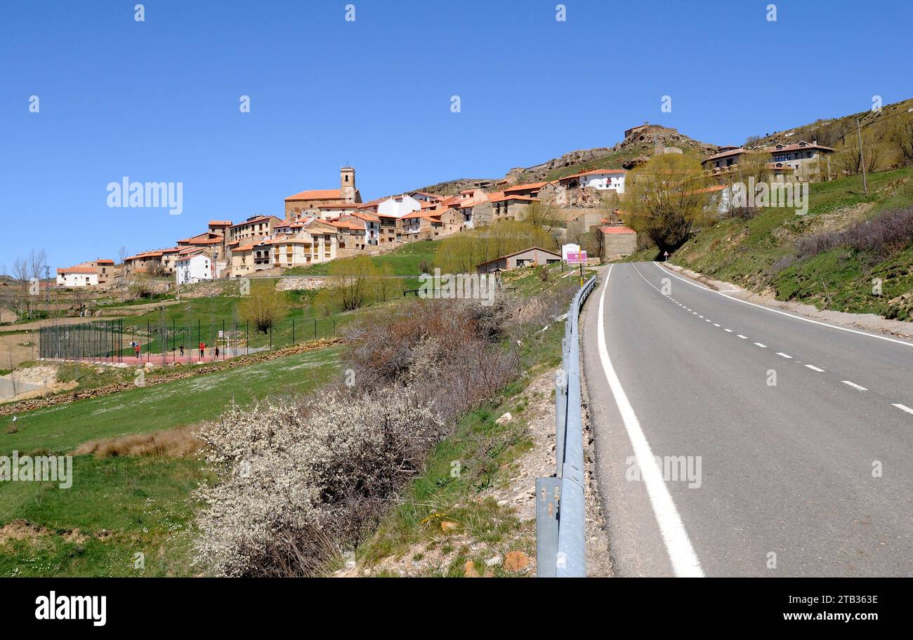 Valdelinares. Gudar-Javalambre, Teruel province, Aragon, Spain. Stock Photo